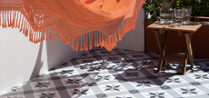 Carrelage effet carreaux de ciment Kerion Neocim Classic Optique Titane 20x20 cm