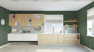 CIFRE ZELLIGE OLIVE BRILLANT 10x10