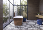 Carrelage effet carreaux de ciment Cifre Hidra White 20x20 cm