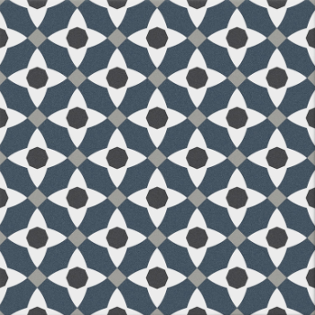 Carrelage effet carreaux de ciment Cifre Hidra Manila Cold 20x20 cm – vue 2