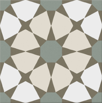 Carrelage effet carreaux de ciment Cifre Hidra Prisma Warm 20x20 cm – vue 2