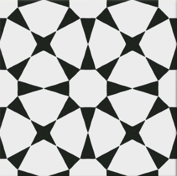 Carrelage effet carreaux de ciment Cifre Hidra Prisma White 20x20 cm – vue 2