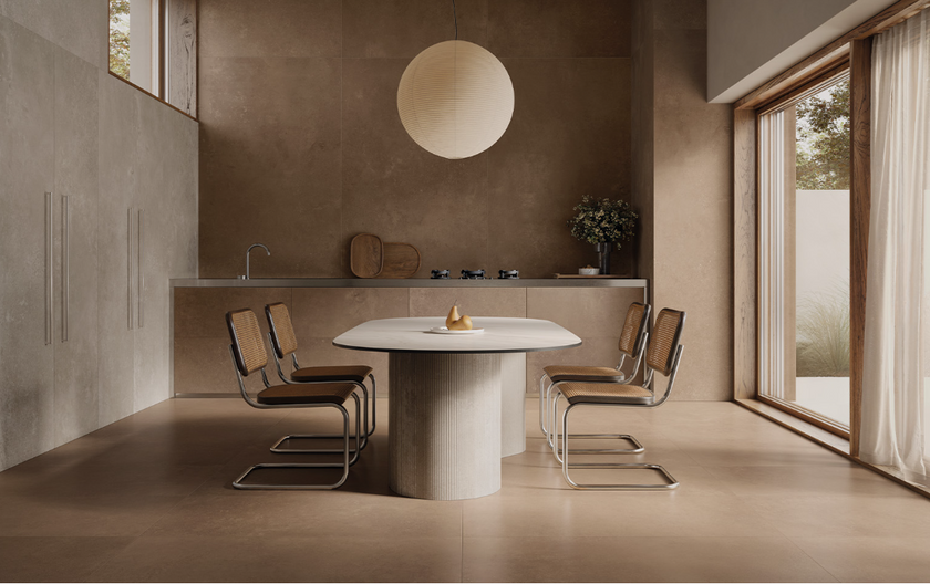 CERDOMUS CONCRETE ART CARAMEL MAT 120x120