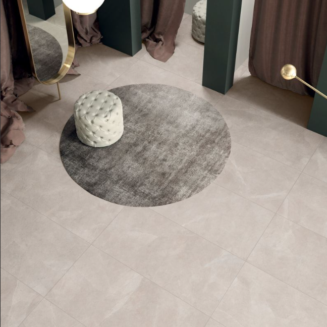 ARIANA STORM WHITE 120x120 MAT