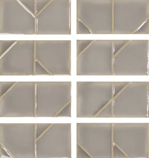 WOW YOKO ORIGAMI PEWTER 6,2x12,5 GLOSSY