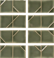 WOW YOKO ORIGAMI MOSS 6,2x12,5 GLOSSY