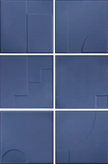 WOW CASBAH DECOR MIX INDIGO 12,5x12,5 MAT
