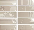 WOW GLOW DECOR TAUPE 5,2x16 GLOSSY