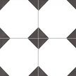 KERION OCTOGONE 20x20 NOIR MAT