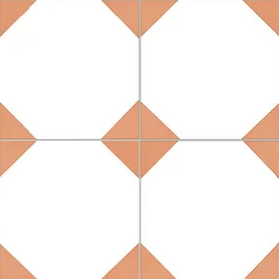 KERION OCTOGONE 20x20 ABRICOT MAT