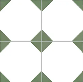 KERION OCTOGONE 20x20 OLIVE MAT