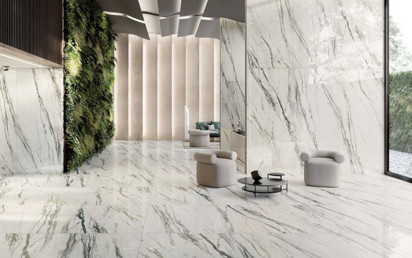 SUPERGRES PURITY MARBLE GREEN CALACATTA 120x120 LUX