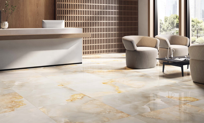 FIORANESE UNICA CLOUDY GREY 89x89 POLI