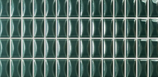 WOW 3D BARS BEVEL EMERALD 12,5x25 BRILLANT