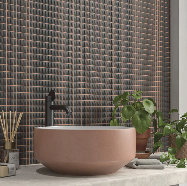 WOW 3D BARS BEVEL ONIX 12,5x25 MAT