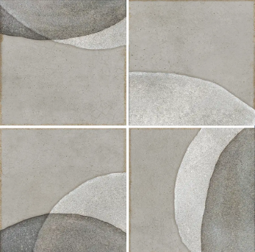 WOW POTTERY COSMIC SQUARE GREY 15x15 MAT