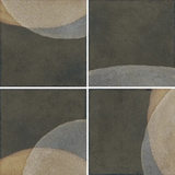 WOW POTTERY COSMIC SQUARE GRAPHITE 15x15 MAT