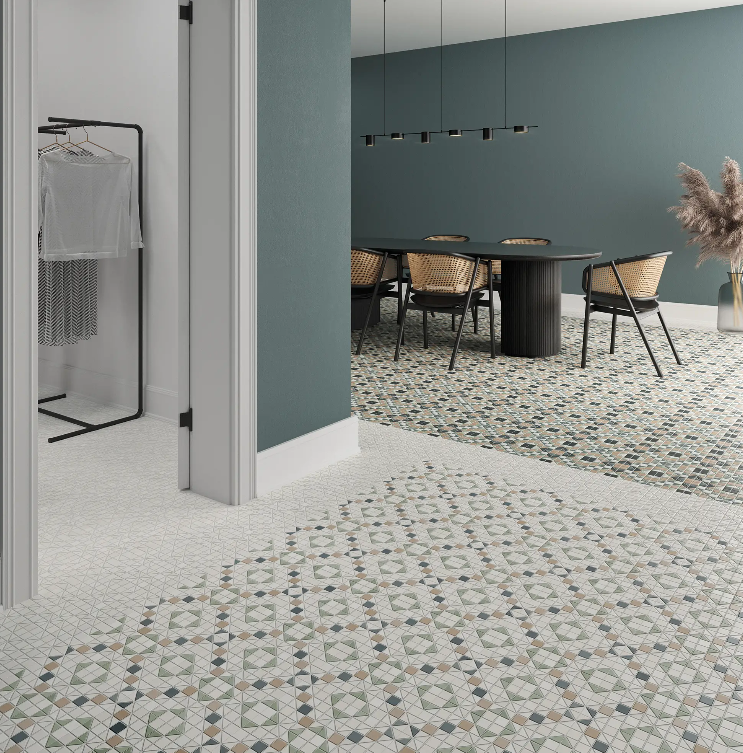 WOW Tesserae Like 28x28 effet mosaïque – teinte Marino