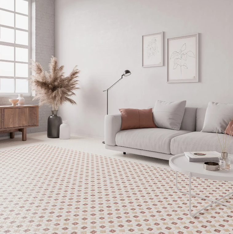 WOW TESSERAE SUIT BLANC 28x28 MAT