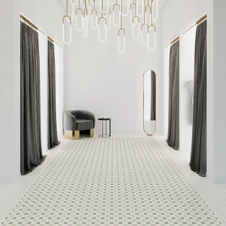 WOW TESSERAE SUIT BLANC 28x28 MAT
