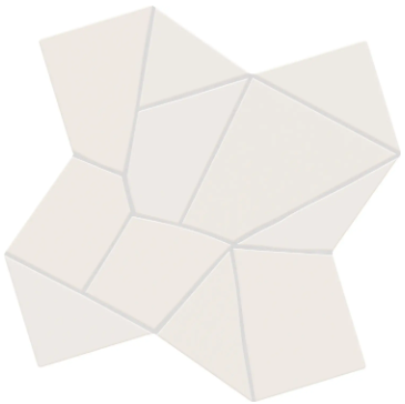 WOW TRENCADIS GAUDI CHALK 25,5x25,5 MAT