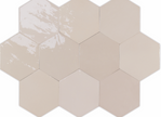 WOW ZELLIGE HEXA NUDE 10,8x12,4 GLOSS