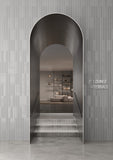 Faïence TINTE GRIGIO MEDIO 5x25 Quintessenza