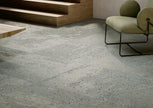 Fioranese Alchimia Grigio Azzurro en situation — carrelage effet béton
