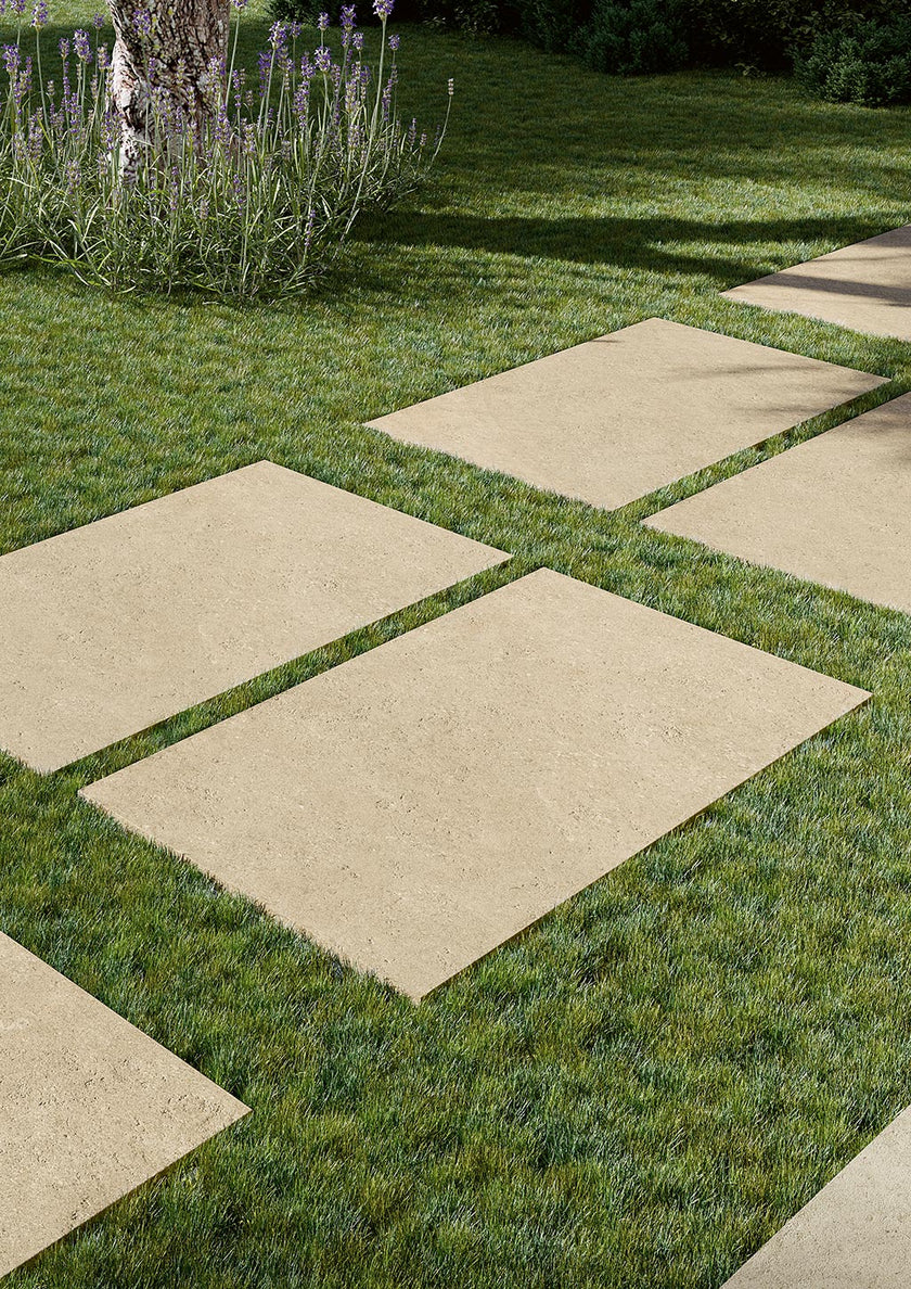Fioranese Autentica Beige en situation — carrelage effet pierre