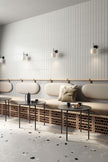 Fioranese Fio. Brick Artic White en situation — carrelage effet brique