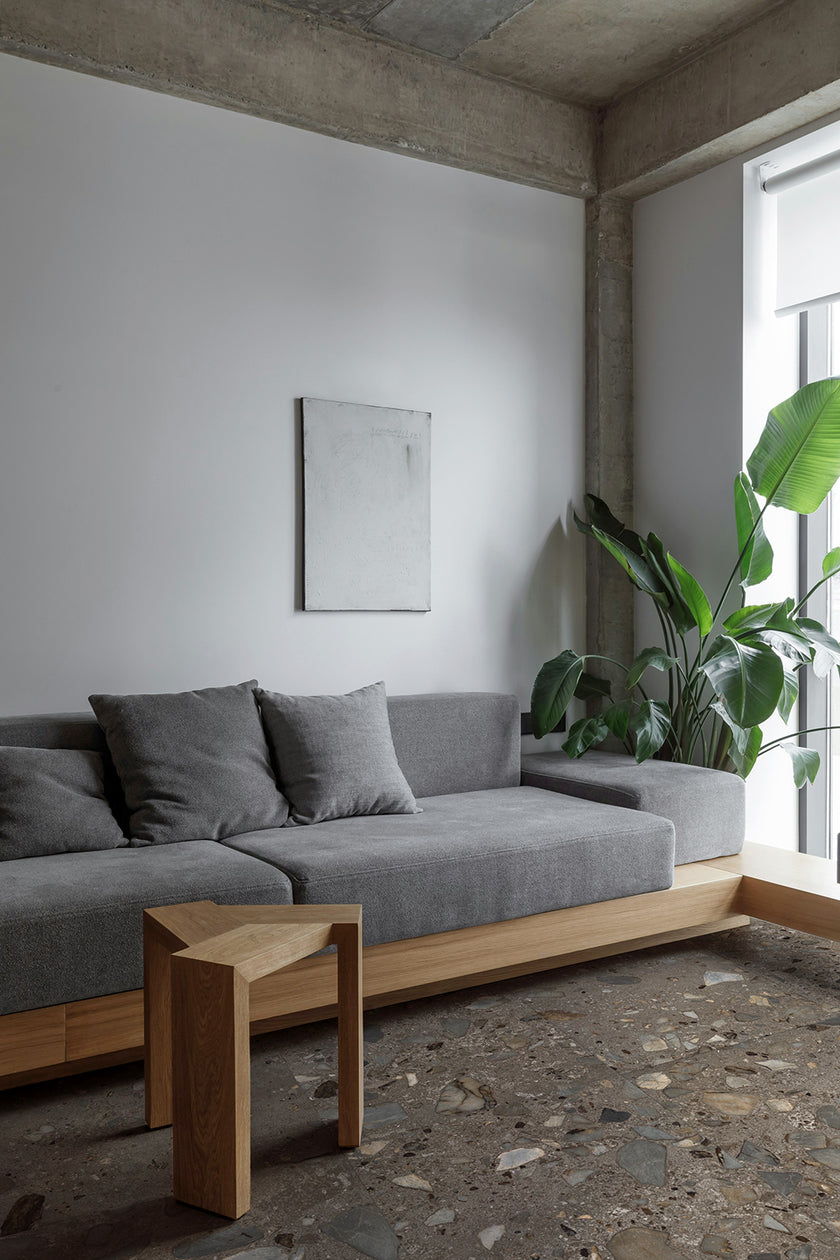 Fioranese I Ciottoli Antracite en situation — carrelage effet pierre