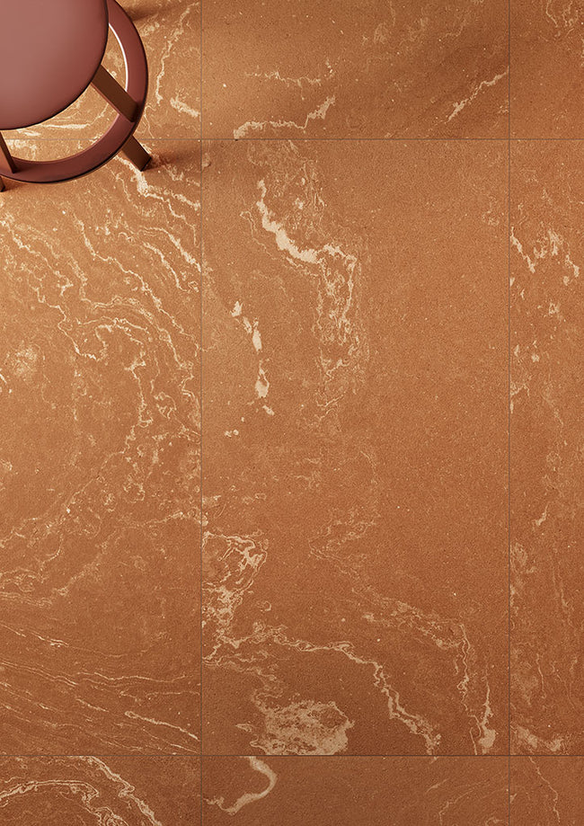 Fioranese I Variegati Cotto en situation — carrelage effet terre cuite