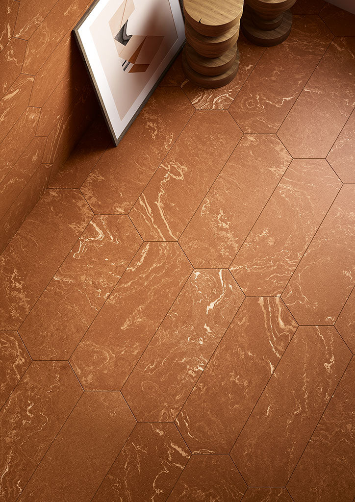 Fioranese I Variegati Cotto en situation — carrelage effet terre cuite
