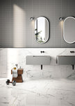 Fioranese Marmorea Intensa Bianco Luce en situation — carrelage effet marbre