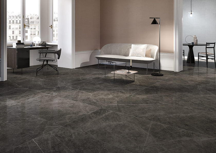 Fioranese Marmorea 2 en situation — carrelage effet marbre
