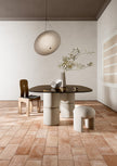 Fioranese Petite Rosa en situation — carrelage effet terre cuite