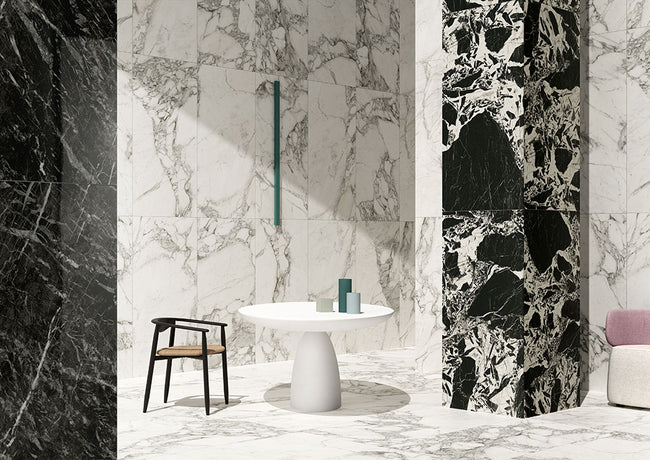 FIORANESE PRESTIGE BLACK ANTIQUE 74x74 POLI