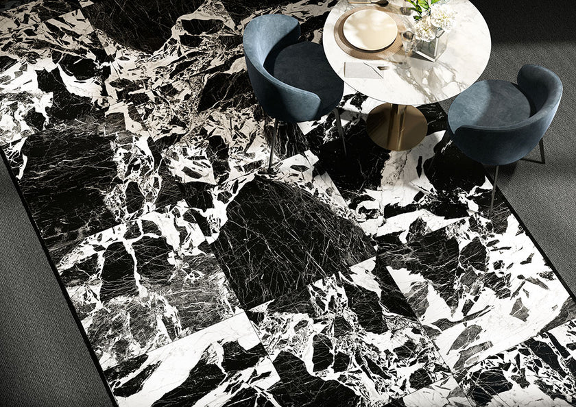 FIORANESE PRESTIGE BLACK ANTIQUE 30x60 POLI