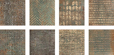 Serenissima Costruire Verde (set de 8) — carrelage effet métal