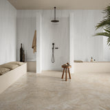 Carrelage TIBUR Cerdomus | Effet Travertin | Grès Cérame Rectifié — ID-SOL