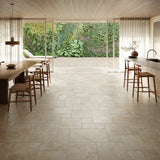 Carrelage TIBUR Cerdomus | Effet Travertin | Grès Cérame Rectifié — ID-SOL