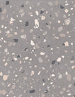Carrelage Sant'Agostino Deconcrete Medium Grey, grès cérame effet terrazzo