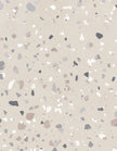 Carrelage Sant'Agostino Deconcrete Medium Sand, grès cérame effet terrazzo