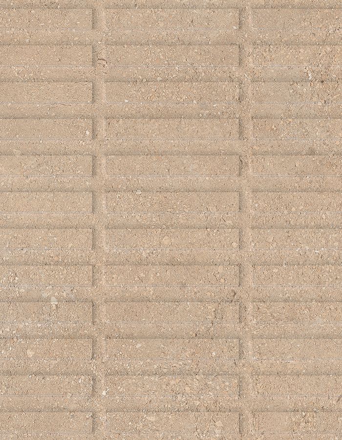 Carrelage Sant'Agostino Duo Déco Sand, grès cérame