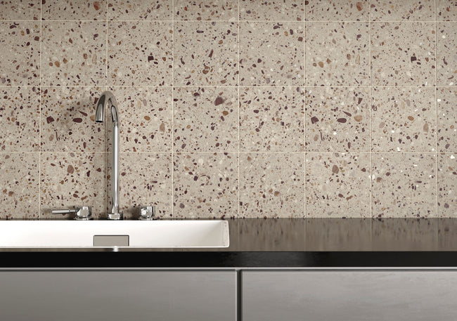 ALELUIA CERAMICS DANDY TERAZZO BEIGE 20x20 MAT