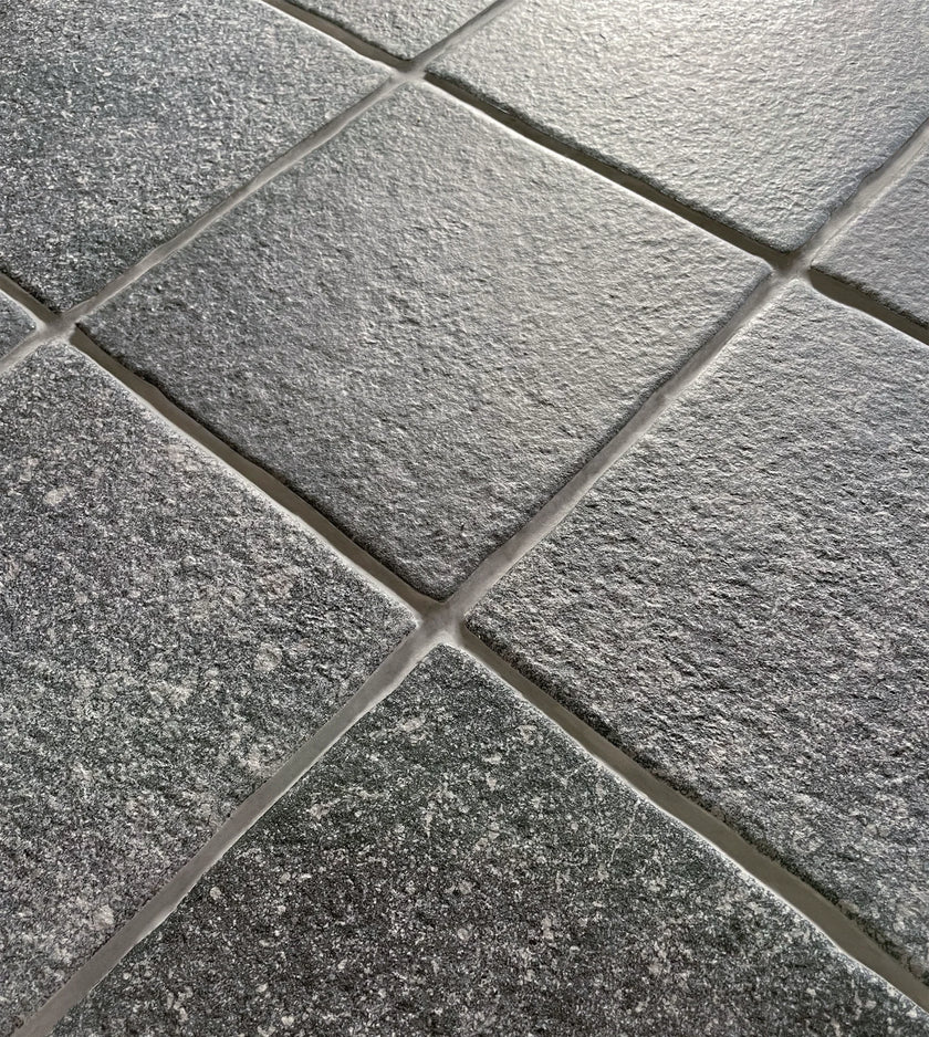 B&B Pierre de Soignies — carrelage effet pierre