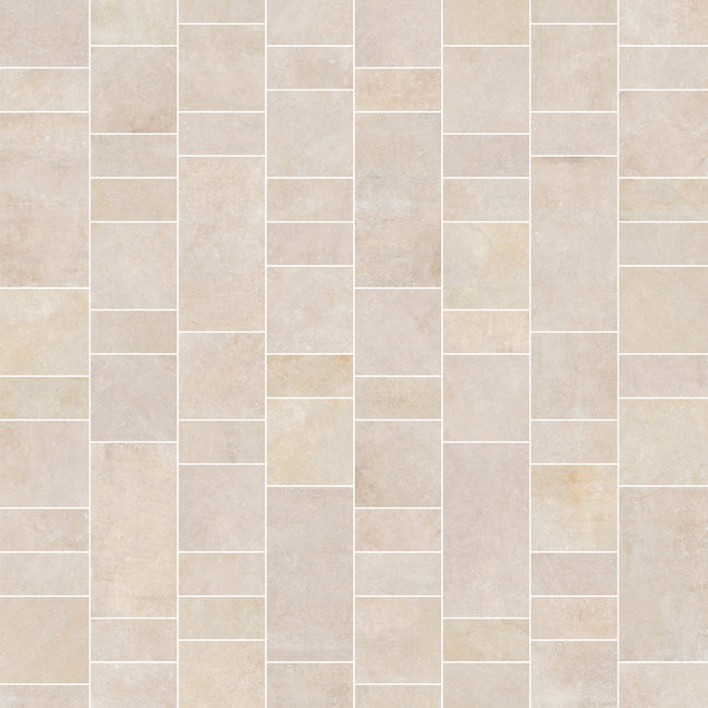 NOVOCERAM SÉRAC BANDES ROMAINES DOMITIA OUTDOOR PLUS 20 mm — Craie