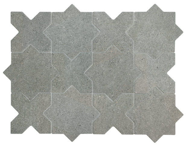 Carrelage Elda 16,8 x 16,8 cm Star Graphite