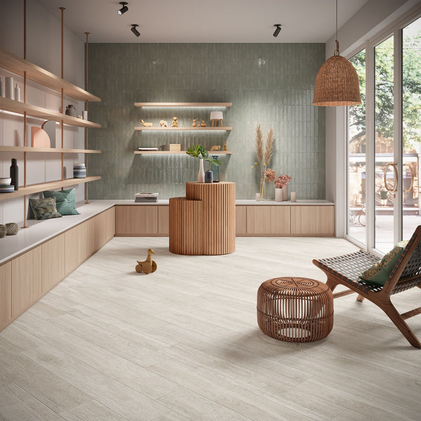 ELIOS CERAMICA NORWAY ADVANCE WHITE 24x150 NATURAL