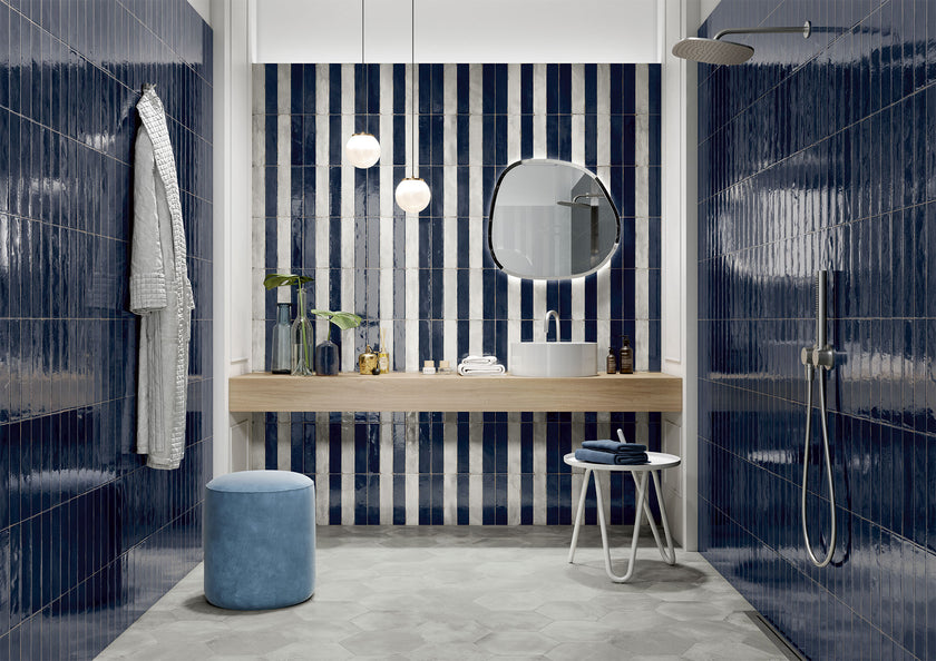 ELIOS CERAMICA TROPICAL BLU 6x25 LUCIDO